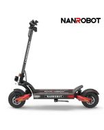 NANROBOT LS7+ Electric Scooter, 11-Inch Tires, 3000W*2 Motor, 72V 35Ah Samsung Battery, 130KM Range, 120KM/H Top Speed, 150KG Max Load, Adjustable KKE Hydraulic Suspension