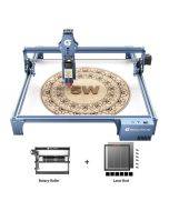 【EU Stock】SCULPFUN S9 5.5W Laser Engraver + Laser Bed + Rotary Roller