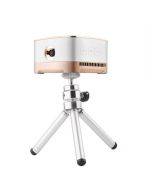 P07-D Mini 50 Lumens Android LED Bluetooth Projector with Remote Control Supports Micro SD & Micro USB & WiFi & Audio Out