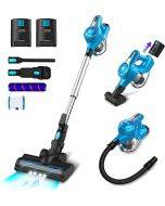 INSE S6P Pro Cordless Vacuum Cleaner: 28Kpa, 300W, 10-in-1, 2 Batteries, 90min Runtime, Ideal for Pet Hair, Carpets, and Hard Floors.