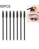 Pack of 50 mascara brushes, eyelash curlers, makeup tools
