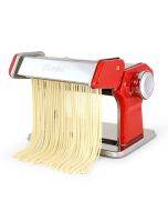QF150 Household Kitchen Split Type Stainless Steel Manual Pressing Machine Pasta Machine (Red)