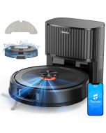 Teendow D10S MAX 2600mAh Robot Vacuum Cleaner And Mop with Auto-empty Station 4500Pa Powerful Suction 3L Dust Bag Smart Mapping