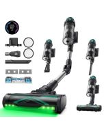 Vactidy V15 Max Cordless Vacuum Cleaner, 600W Brushless Motor, 65KPa Powerful Suction, 60Min Runtime, Anti-Tangle Brush, LED Dust Detection, 2-in-1 Vacuum & Mop