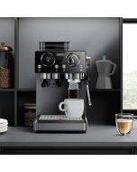 HiBREW H20 Espresso Machine with Built-in Grinder — Single/Double Cup, PID Temperature Control & Milk Frothing