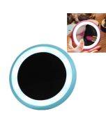 OneFire 1W 10LEDs Multifunctional Rechargeable Donut Vanity Mirror Desk Lamp DC 5V (Color: Blue)