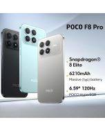 POCO F8 Pro 5G Global Version Smartphone Snapdragon® 8 Elite 6.59" 120Hz HyperRGB AMOLED Display 6210mAh NFC