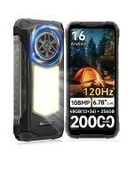 Blackview ROCK 5 Rugged Smartphone 20000mAh 6.78" 2.4K 120Hz Display Helio G100 12GB 256GB 108MP Camera 20MP Night Vision Android 16