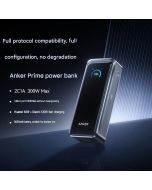Anker Prime 300W Fast-Charging Power Bank (26,250mAh High Capacity) – Airline-Friendly; Compatible with Apple, Huawei, and Xiaomi Smartphones and Laptops