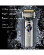 Kemei KM-3211 Reciprocating multi-function shaving nose hair trimming body washing LCD liquid crystal digital display shaver