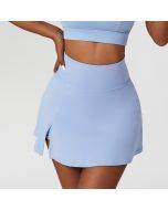 Zechuang spring and summer new slim yoga skirt breathable mini skirt pants running fitness tennis anti-light sports skirt