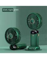 2023 new usb handheld fan mini portable student small fan digital display folding aromatherapy small electric fan