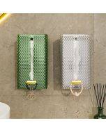 Yimijia tissue box wall-mounted facial tissue wash face towel storage box toilet bathroom kitchen upside-down pumping paper box