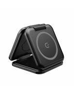 New folding 3-in-1 wireless charger magnetic magsafe15W for apple cell phone headset watch