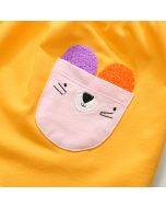 Little maven children's skirt pure cotton mesh princess skirt autumn new European and American girls long-sleeved dress