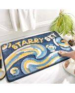 Nordic simple strong absorbent mat bathroom carpet fresh ins bathroom floor mat door toilet entrance door mat