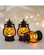 Retro Hanging Halloween Jack-O-Lantern Halloween Pumpkin Lantern LED Night Light Decorative Lanterns