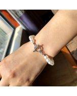 Baroque pearl bracelet OT buckle