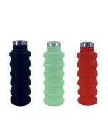 Spot Silicone Sports Mug Stock Foreign Trade Wholesale Outdoor Travel Travel Folding Water Bottle