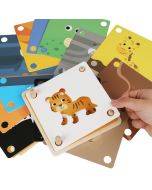 Shadow matching puzzle toys Children's educational early education exercise hand-eye coordination game