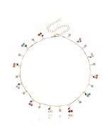 Zircon pendant necklace