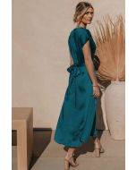 Factory direct summer hot sale women's dress with high-grade sense of satin sleeveless dress temperament elegant light evening dress