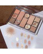 CC30572 wholesale waterproof high pigment 12 colors makeup set eyeshadow palette private label with your logo