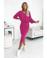 V-neck hoodie sweater