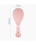 Cute cartoon standable rabbit wheat straw rice spoon