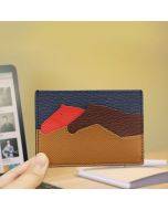 2022 New ISO BSCI Factory Eco Friendly Cow Leather Card Holder Real Leather Women Name Card Wallet