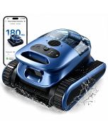Seauto SAT30 Cordless Robotic Pool Cleaner 4800 GPH Suction 180 Min Runtime Wall Climbing Waterline Cleaning App Control for Pools up to 2150 Sq Ft