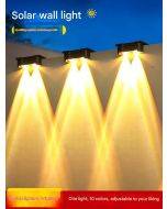 Solar Wall Light Outdoor Courtyard Wall Washer Spotlight, Yard, Garden, and Balcony Ambient Wall Lamp