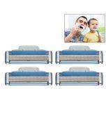 Replacement shaving blades, pack of 4