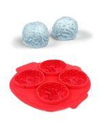 Silicone Brain Freeze Shaped Ice Cube Tray (Random Color Delivery)