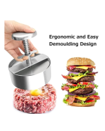Adjustable Stainless Steel Hamburger Patty Maker