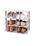 Multi-layered shoe rack storage organizer