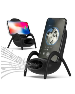 Portable Mini Chair Wireless Charger  With Speaker