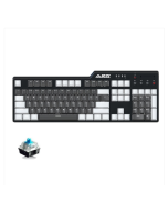 BlackKnight AK35i 110 Keys White Backlit PBT Keycap Gaming Wired Mechanical Keyboard