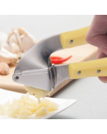 Stainless Steel Crush Garlic Tool with Plastic Handle