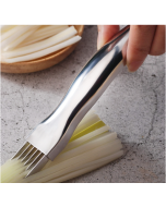 Stainless Steel Shredded Onion Cutter Kitchen Gadgets Household Manual Shredded Circular