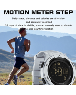 Sanda 2145 Calorie Pedometer Alarm Clock Waterproof Multifunctional Hiking Sports Shockproof Smart Watch
