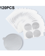 120 PCS / Bag iCafilas Disposable Coffee Capsule Aluminum Foil Self-adhesive Closure Film