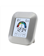 Indoor Thermometer Humidity Monitor Touch Screen Backlit Timer Smart Digital Hygrometer Thermometer