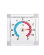 Square Window Door Thermometer Pointer Type Cold And Summer Table