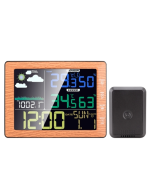 Multifunctional Wireless Colorful Screen Weather Clock Indoor And Outdoor Thermohygrometer