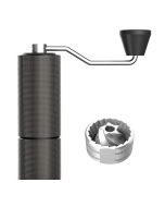 TIMEMORE Moedor de café manual Chestnut C2 com capacidade de 25 g com rebarba cônica de aço inoxidável CNC - configuração interna ajustável, posicionamento de rolamento duplo, café