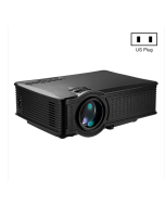 1800 Lumen 1280x800 LED Projector with Remote Control US Standard (Color: Black)