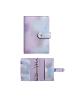 PU Leather Macaron Notebook Illusion Pearl Paper Loose-leaf Handbook