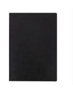 Imitation leather business notebook vintage notepad, cover color: black, size: A5