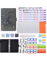 Full Star Loose-leaf Book Notebook Cash BudgetingA6 PU